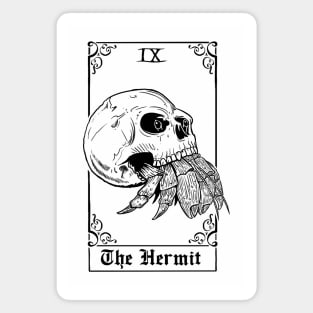 The Hermit (crab) Tarot Magnet